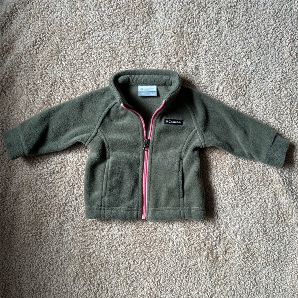 Kids Green Fleece Jacket